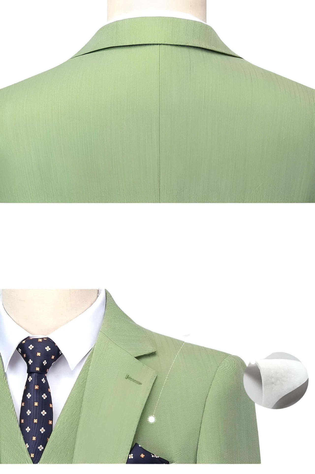 Luxurious Business Suit 3 Pieces ( Jacket + Vest + Pants ) -, suits , Drestiny , 4XL, 5XL, Australia, Canada, Dress Pants, Green, Jackets, L, Light Green, M, New Zealand, S, Suits, United Kingdom, United States, XL, XXL, XXXL , Drestiny , www.shopdrestiny.com