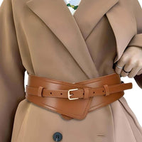 Thumbnail for Luxury Split Leather Girdle Belts For Women -, Belts , Drestiny , Australia, Belts, Black, Blue Grey, Brown, Burnt Orange, Canada, Dark Teal, New Zealand, Orange, Saddle Brown, United Kingdom, United States, White , Drestiny , www.shopdrestiny.com