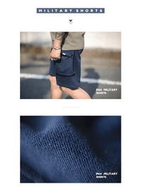 Thumbnail for Men's Big Pocket P44 Navy Cargo Jogger Shorts -, Shorts , Drestiny , Australia, Dark Blue, L, M, Navy, New Zealand, S, Shorts, United Kingdom, United States, XL, XXL, XXXL , Drestiny , www.shopdrestiny.com