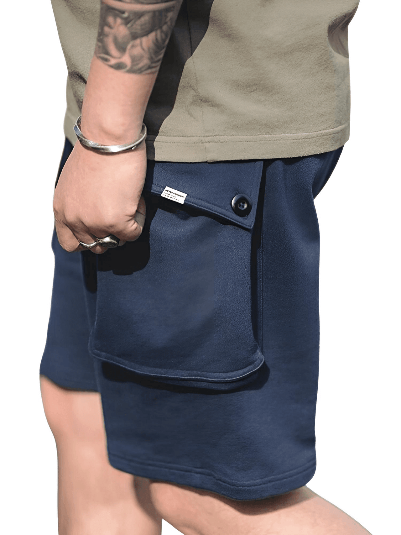 Men's Big Pocket P44 Navy Cargo Jogger Shorts -, Shorts , Drestiny , Australia, Dark Blue, L, M, Navy, New Zealand, S, Shorts, United Kingdom, United States, XL, XXL, XXXL , Drestiny , www.shopdrestiny.com