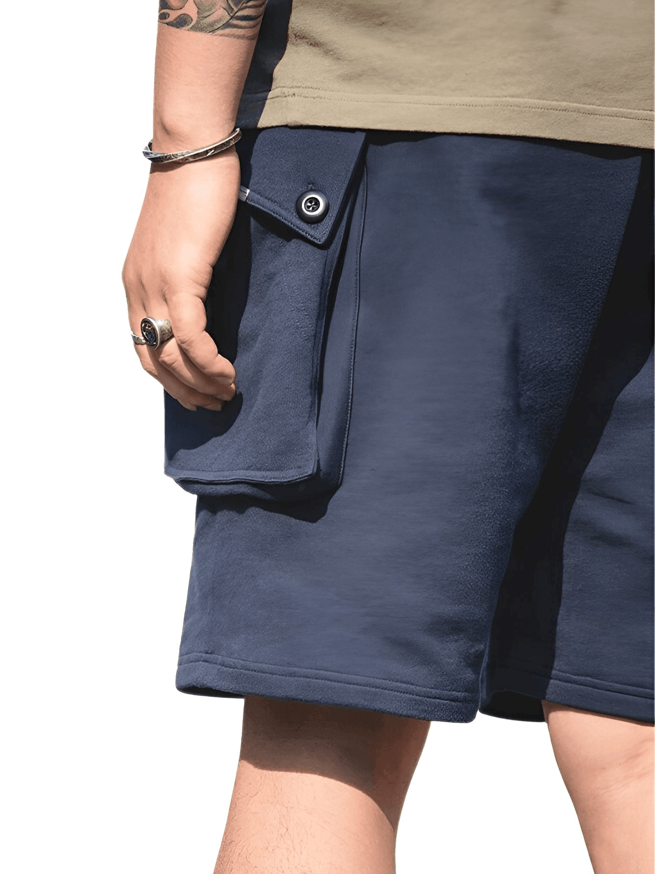 Men's Big Pocket P44 Navy Cargo Jogger Shorts -, Shorts , Drestiny , Australia, Dark Blue, L, M, Navy, New Zealand, S, Shorts, United Kingdom, United States, XL, XXL, XXXL , Drestiny , www.shopdrestiny.com