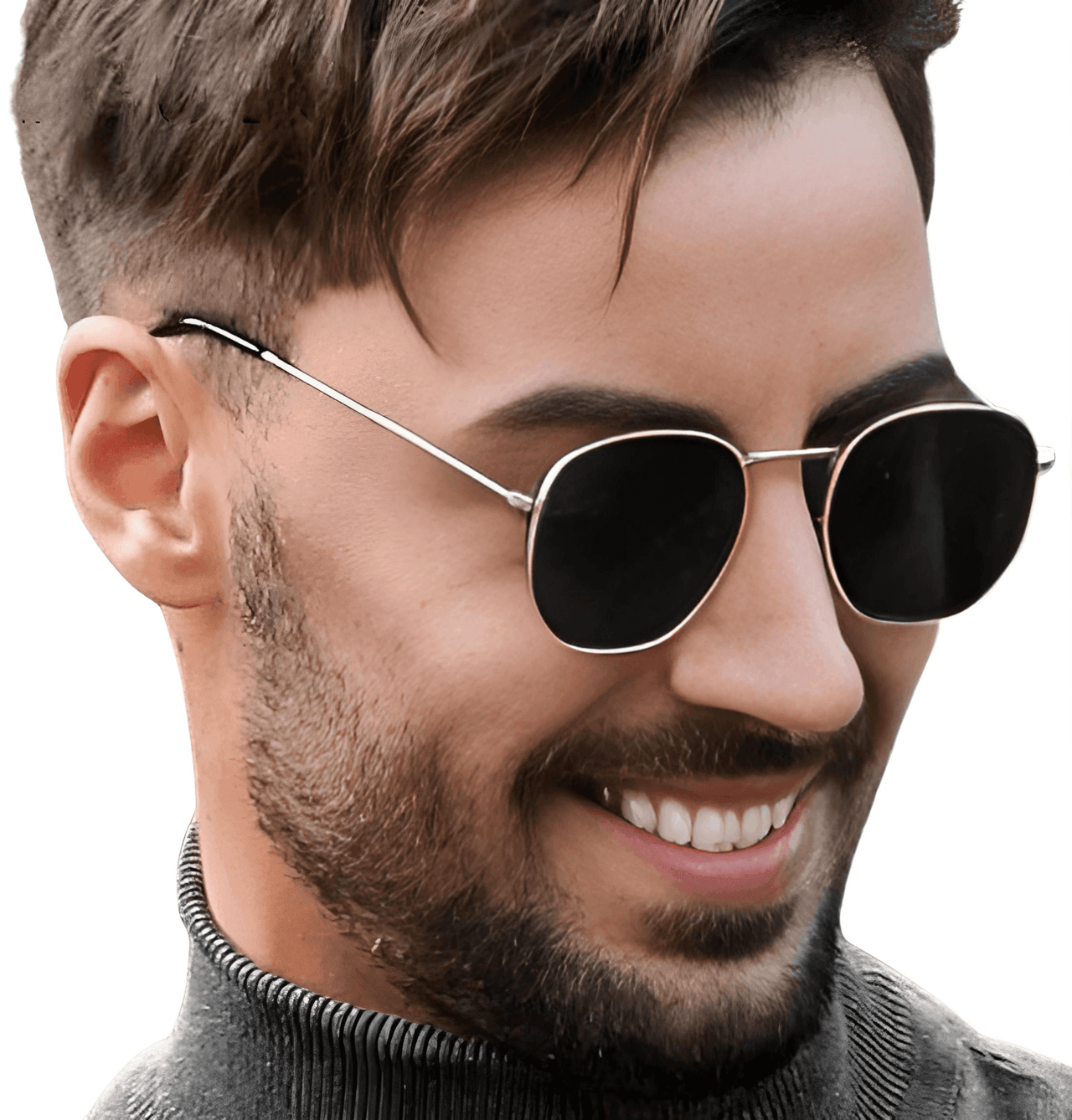 Men's Classic Square Sunglasses -, Sunglasses , Drestiny , Australia, Black, Canada, Gender_Men, Gold, Grey, New Zealand, Silver, Sunglasses, United Kingdom, United States , Drestiny , www.shopdrestiny.com