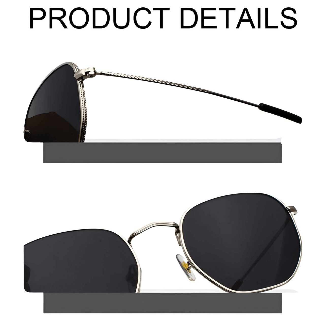 Men's Classic Square Sunglasses -, Sunglasses , Drestiny , Australia, Black, Canada, Gender_Men, Gold, Grey, New Zealand, Silver, Sunglasses, United Kingdom, United States , Drestiny , www.shopdrestiny.com