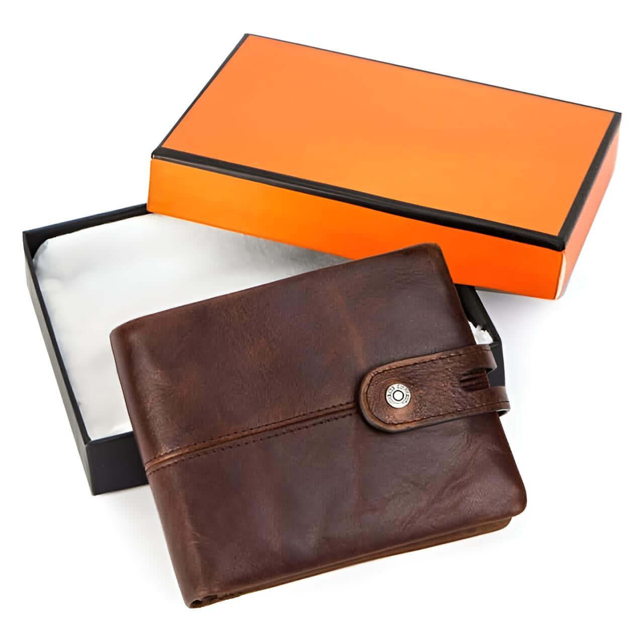 Men's Crazy Horse Genuine Leather Wallet - RFID Protection! -, Wallets , Drestiny , Australia, Black, Brown, Canada, New Zealand, Sienna, United Kingdom, United States, Wallets , Drestiny , www.shopdrestiny.com