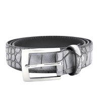 Thumbnail for Men's Crocodile Pattern With Split Leather Belt -, Belts , Drestiny , Australia, Belts, Black, Brown, Canada, Dark Blue, FR, Gender_Men, Grey, New Zealand, United Kingdom, United States , Drestiny , www.shopdrestiny.com