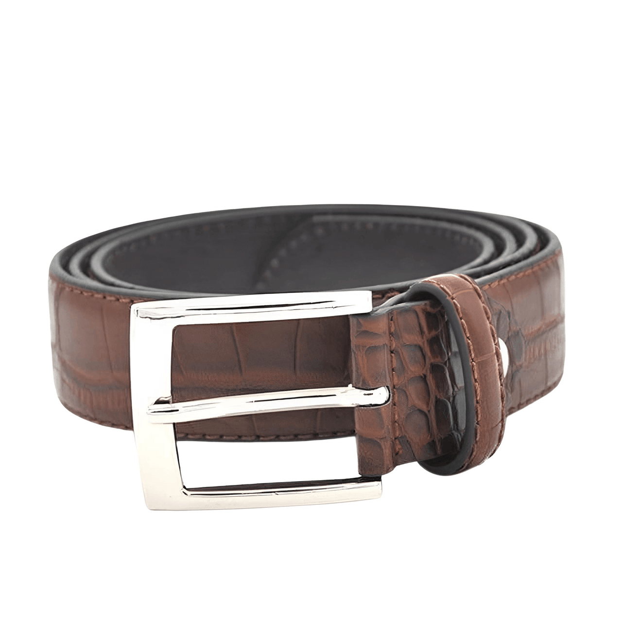 Men's Crocodile Pattern With Split Leather Belt -, Belts , Drestiny , Australia, Belts, Black, Brown, Canada, Dark Blue, FR, Gender_Men, Grey, New Zealand, United Kingdom, United States , Drestiny , www.shopdrestiny.com