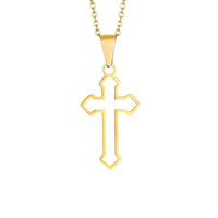 Thumbnail for Men's Cross Pendant Necklace - Stainless Steel! -, Necklaces , Drestiny , Australia, Black, Canada, Gender_Men, Gold, Necklaces, New Zealand, Silver, United Kingdom, United States , Drestiny , www.shopdrestiny.com