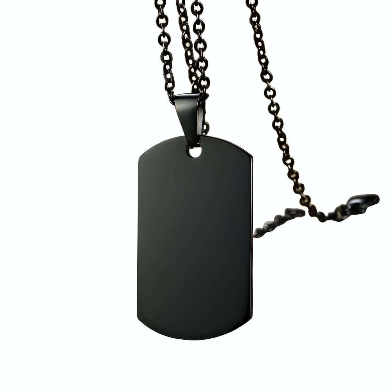 Men's Dog Tag Pendant Necklace With Free Engraving! -, Necklaces , Drestiny , Australia, Black, Canada, Gender_Men, Necklaces, New Zealand, Silver, United Kingdom, United States , Drestiny , www.shopdrestiny.com