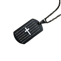 Thumbnail for Men's Dog Tag Pendant Necklace With Free Engraving! -, Necklaces , Drestiny , Australia, Black, Canada, Gender_Men, Necklaces, New Zealand, Silver, United Kingdom, United States , Drestiny , www.shopdrestiny.com