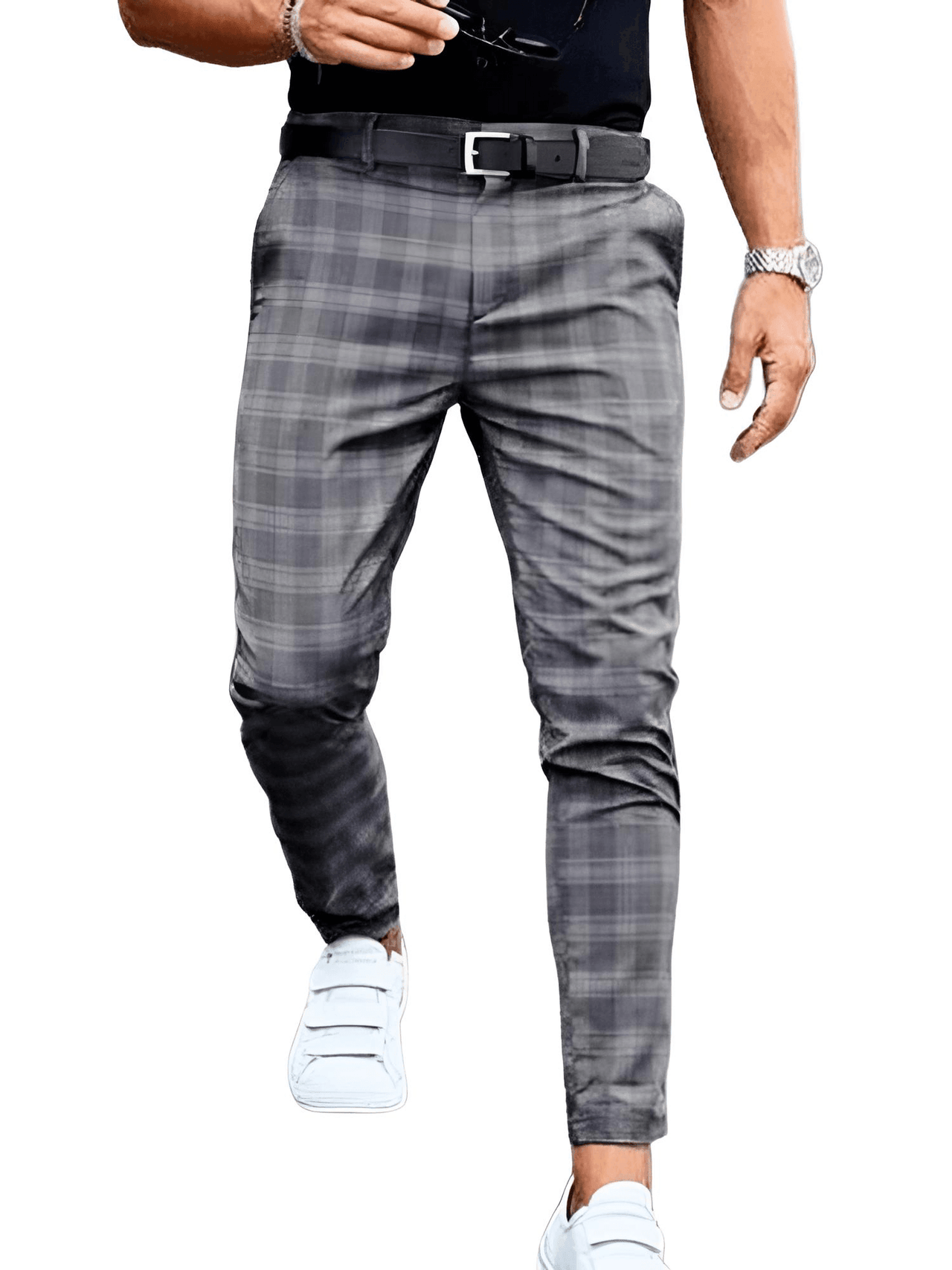 Men's Fashion Plaid Printed Pencil Pants -, Pants , Drestiny , Australia, Black, Casual Pants, Grey, Khaki, L, Light Blue, M, New Zealand, S, United Kingdom, United States, XL, XXL, XXXL , Drestiny , www.shopdrestiny.com