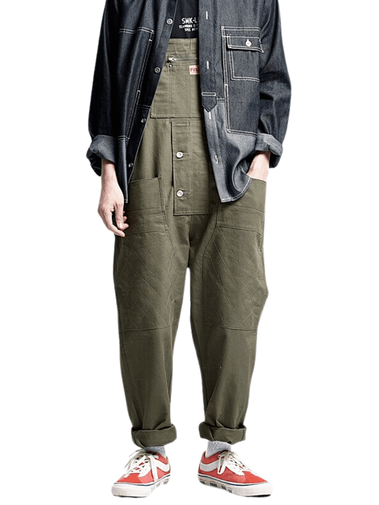 Men's High Quality Multi Pocket Streetwear Overalls -, Overalls , Drestiny , Army Green, Australia, Black, Brown, Casual Pants, FR, L, M, Overalls, United Kingdom, United States, XL, XXL , Drestiny , www.shopdrestiny.com