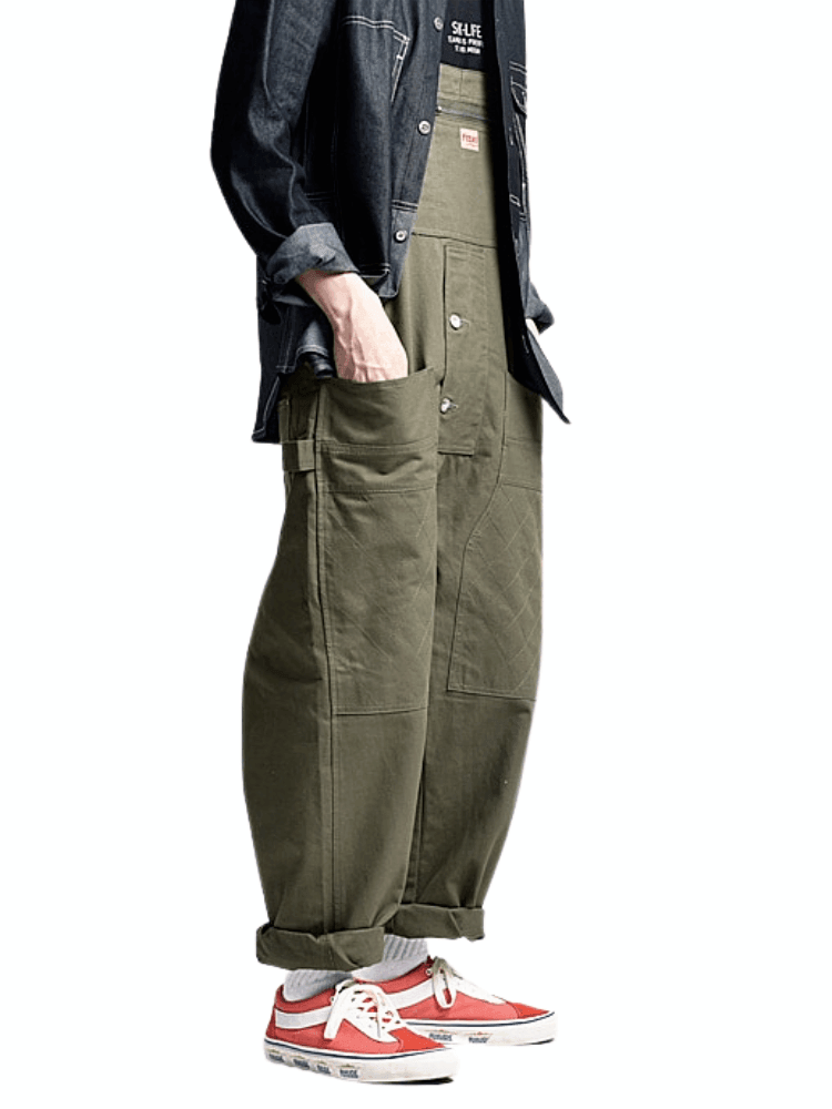 Men's High Quality Multi Pocket Streetwear Overalls -, Overalls , Drestiny , Army Green, Australia, Black, Brown, Casual Pants, FR, L, M, Overalls, United Kingdom, United States, XL, XXL , Drestiny , www.shopdrestiny.com