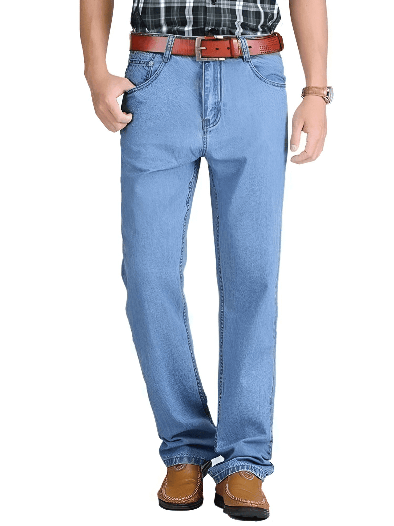 Men's Lightweight Casual Jeans - 100% Cotton! -, Jeans , Drestiny , Australia, Blue, Casual Pants, Dark Blue, FR, Jeans, Light Blue, United Kingdom, United States , Drestiny , www.shopdrestiny.com