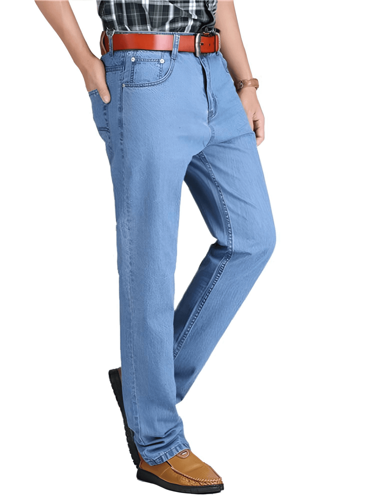 Men's Lightweight Casual Jeans - 100% Cotton! -, Jeans , Drestiny , Australia, Blue, Casual Pants, Dark Blue, FR, Jeans, Light Blue, United Kingdom, United States , Drestiny , www.shopdrestiny.com