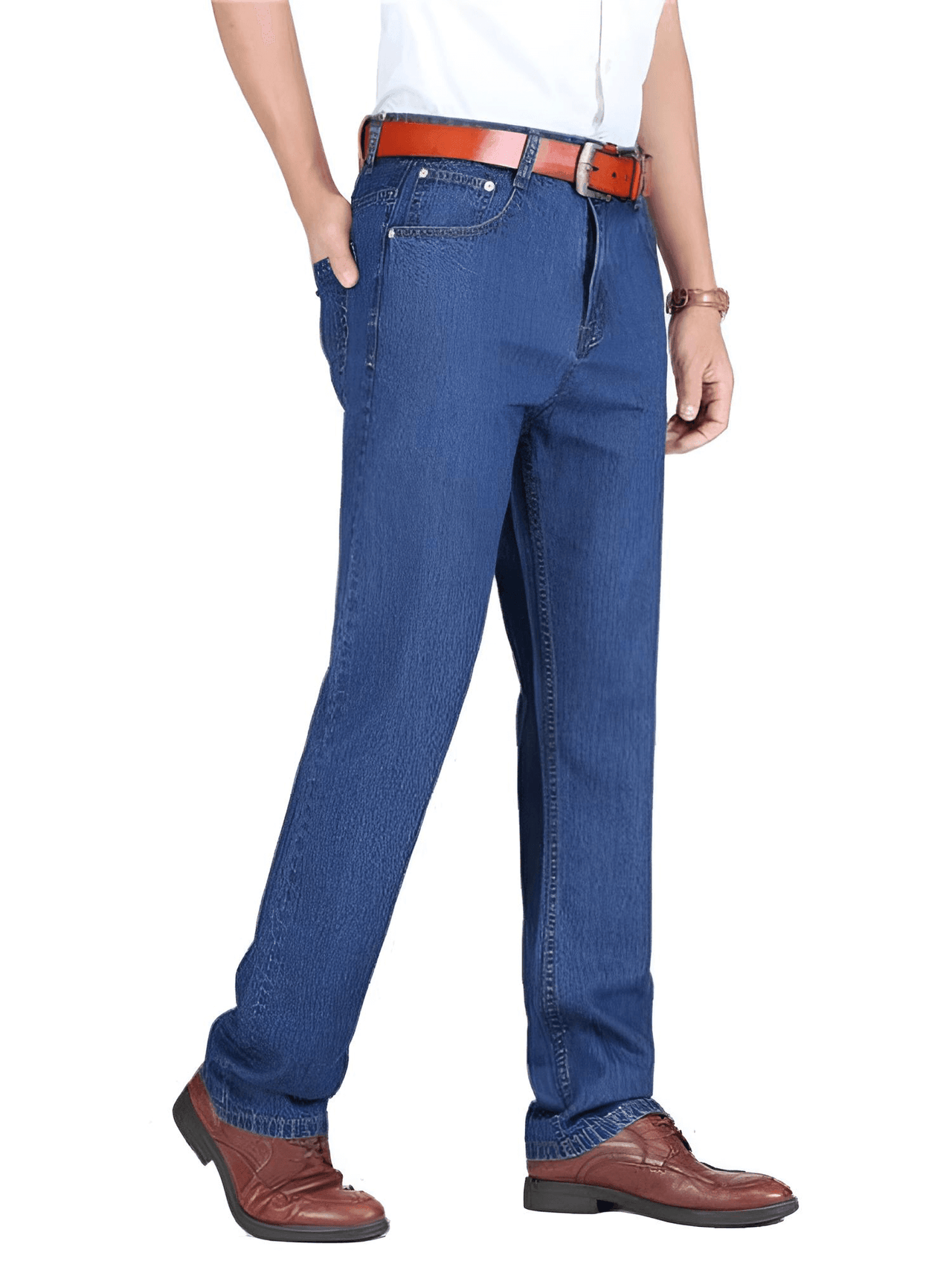 Men's Lightweight Casual Jeans - 100% Cotton! -, Jeans , Drestiny , Australia, Blue, Casual Pants, Dark Blue, FR, Jeans, Light Blue, United Kingdom, United States , Drestiny , www.shopdrestiny.com