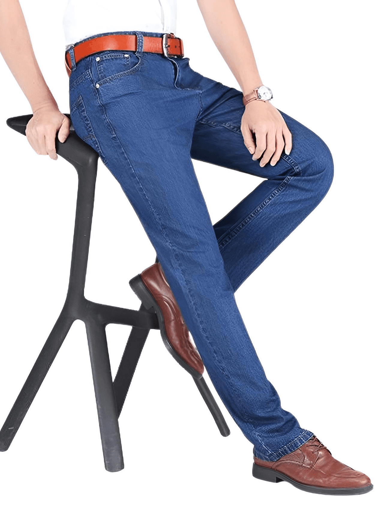 Men's Lightweight Casual Jeans - 100% Cotton! -, Jeans , Drestiny , Australia, Blue, Casual Pants, Dark Blue, FR, Jeans, Light Blue, United Kingdom, United States , Drestiny , www.shopdrestiny.com