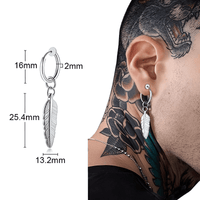 Thumbnail for Men's Long Chain Cuff Earrings -, Earrings , Drestiny , Australia, Black, Canada, Earrings, Gender_Men, Gold, New Zealand, Silver, United Kingdom, United States , Drestiny , www.shopdrestiny.com