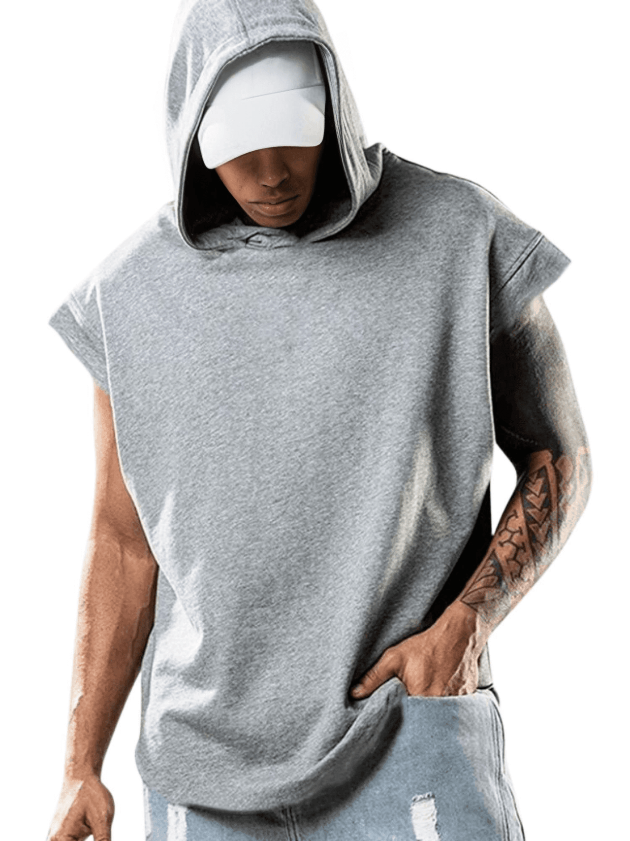 Men's Loose Hooded Short Sleeve Shirt -, Hoodies , Drestiny , Army Green, Australia, Black, Dark Green, Gender_Men, Grey, Hoodies, L, M, New Zealand, Red, Short Sleeves, Sleeveless, T-Shirts, Tank Tops, United Kingdom, United States, White, XL, XXL , Drestiny , www.shopdrestiny.com