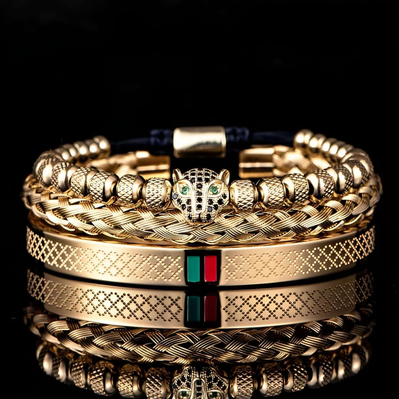 Men's Luxury Bracelets -, Bracelets , Drestiny , Australia, Black, Bracelets, Canada, FR, Gender_Men, Gold, Green, New Zealand, Red, Silver, United Kingdom, United States , Drestiny , www.shopdrestiny.com