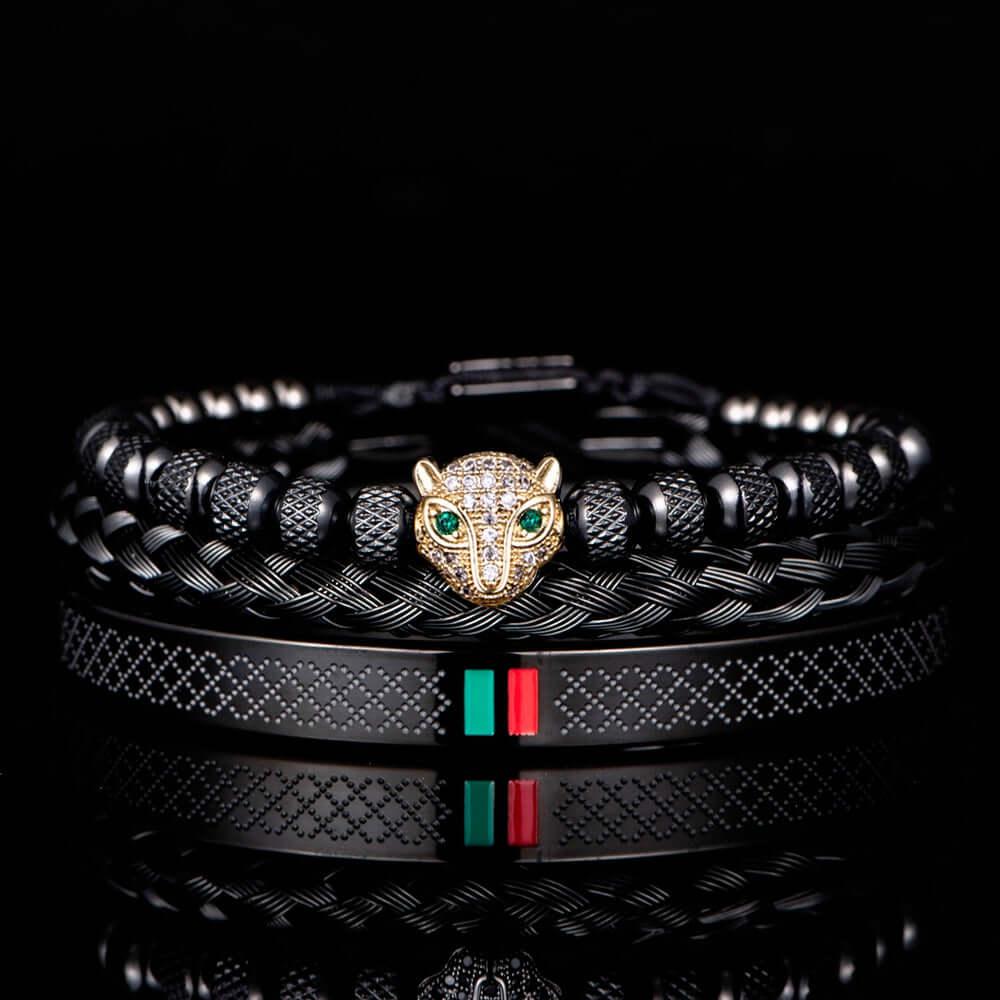 Men's Luxury Bracelets -, Bracelets , Drestiny , Australia, Black, Bracelets, Canada, FR, Gender_Men, Gold, Green, New Zealand, Red, Silver, United Kingdom, United States , Drestiny , www.shopdrestiny.com