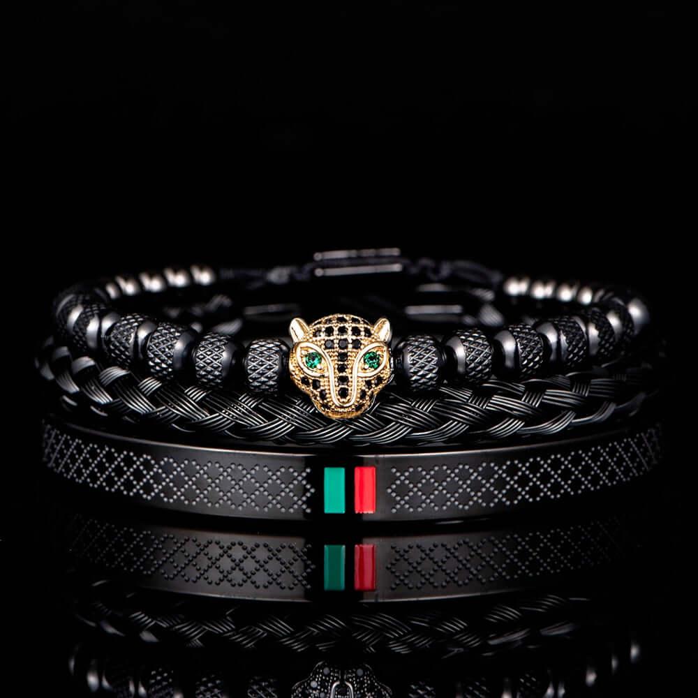 Men's Luxury Bracelets -, Bracelets , Drestiny , Australia, Black, Bracelets, Canada, FR, Gender_Men, Gold, Green, New Zealand, Red, Silver, United Kingdom, United States , Drestiny , www.shopdrestiny.com