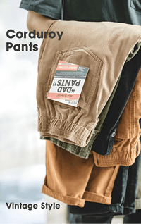 Thumbnail for Men's Retro Straight Leg Pants -, Pants , Drestiny , Australia, Black, Brown, Canada, Casual Pants, Green, Khaki, L, M, New Zealand, S, United Kingdom, United States, XL, XXL , Drestiny , www.shopdrestiny.com