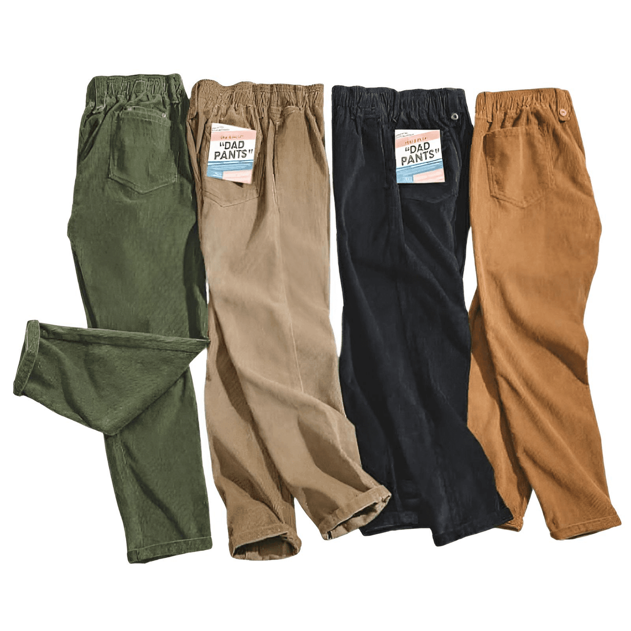 Men's Retro Straight Leg Pants -, Pants , Drestiny , Australia, Black, Brown, Canada, Casual Pants, Green, Khaki, L, M, New Zealand, S, United Kingdom, United States, XL, XXL , Drestiny , www.shopdrestiny.com