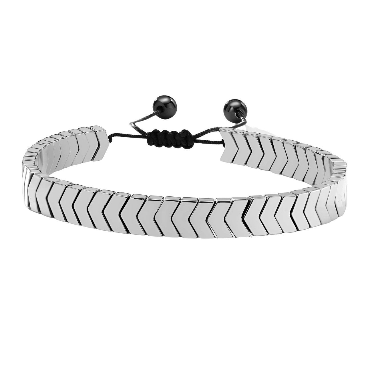 Men's Stainless Steel Adjustable Bracelet -, Bracelet , Drestiny , Australia, Black, Bracelets, Canada, Gender_Men, New Zealand, Silver, United Kingdom, United States , Drestiny , www.shopdrestiny.com