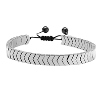 Thumbnail for Men's Stainless Steel Adjustable Bracelet -, Bracelet , Drestiny , Australia, Black, Bracelets, Canada, Gender_Men, New Zealand, Silver, United Kingdom, United States , Drestiny , www.shopdrestiny.com