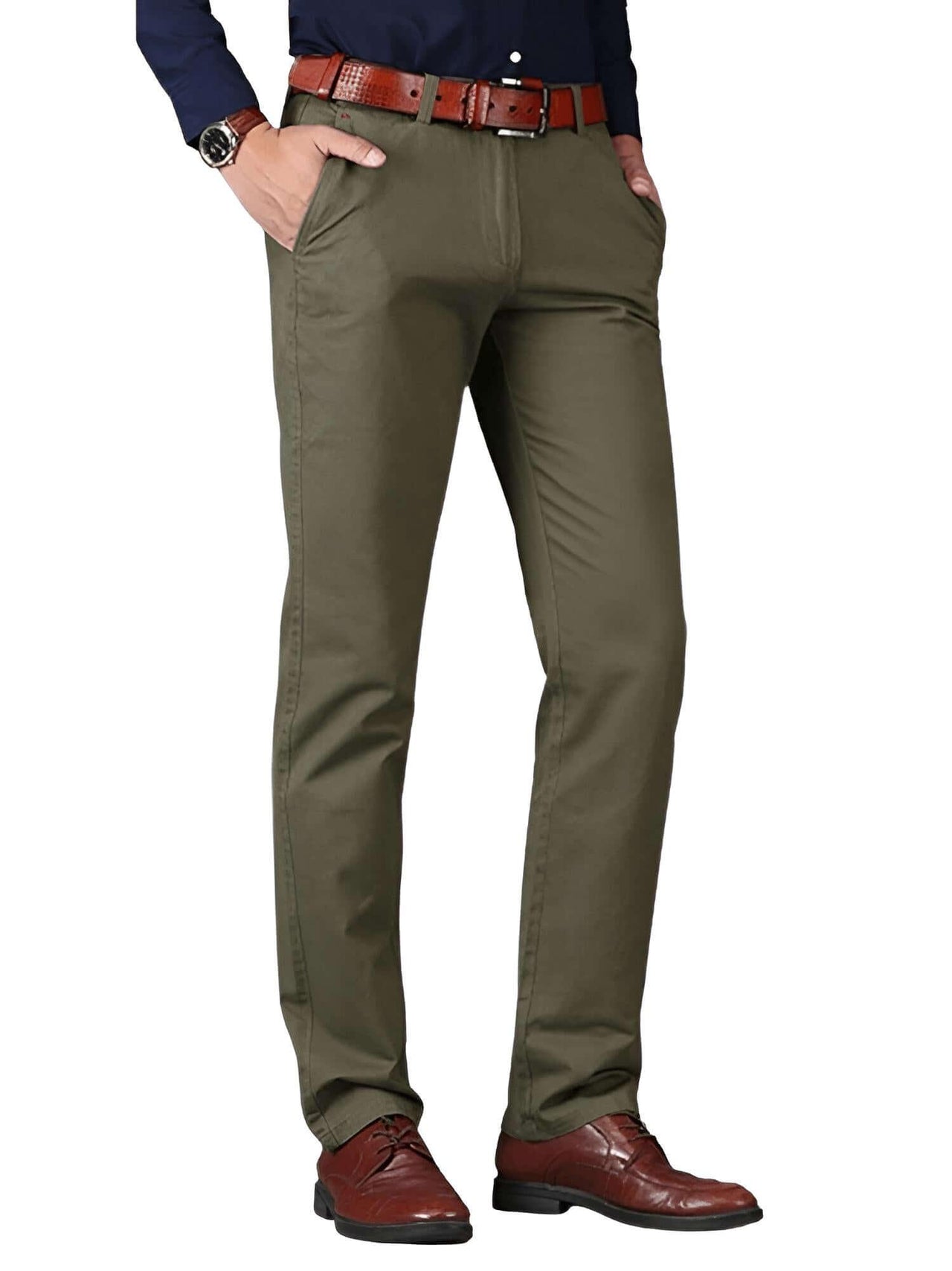 Men's Straight Leg Pants -, Pants , Drestiny , Army Green, Australia, Black, Brown, Canada, Casual Pants, Dress Pants, FR, Green, Khaki, Light Brown, Tan, United Kingdom, United States , Drestiny , www.shopdrestiny.com