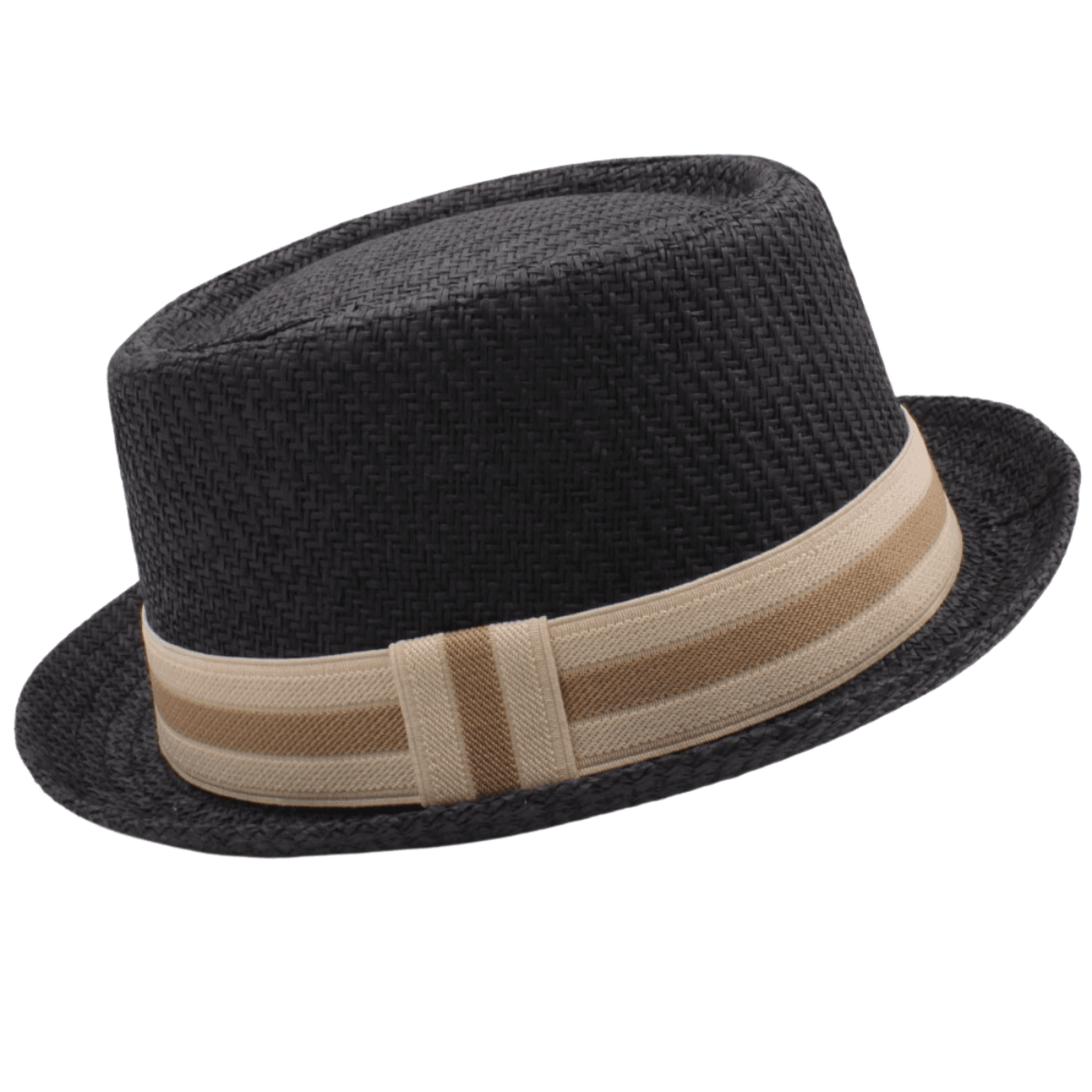 Men's Straw Pork Pie Hat -, Hats , Drestiny , Australia, Beige, Black, Brown, Gender_Men, Hats, Khaki, New Zealand, Off White, United Kingdom, United States, White , Drestiny , www.shopdrestiny.com