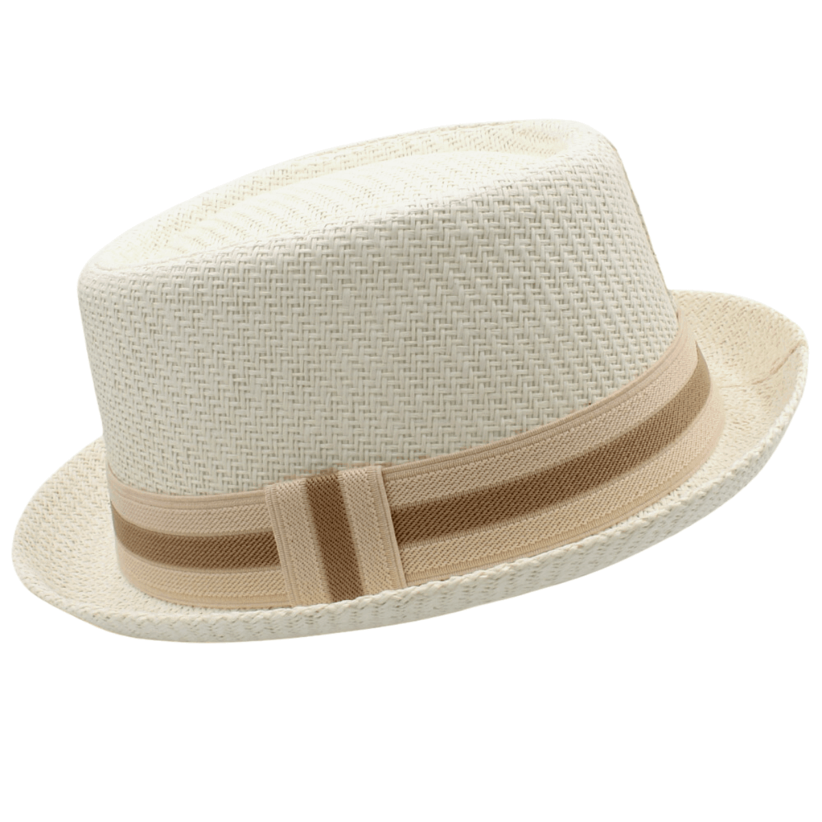 Men's Straw Pork Pie Hat -, Hats , Drestiny , Australia, Beige, Black, Brown, Gender_Men, Hats, Khaki, New Zealand, Off White, United Kingdom, United States, White , Drestiny , www.shopdrestiny.com