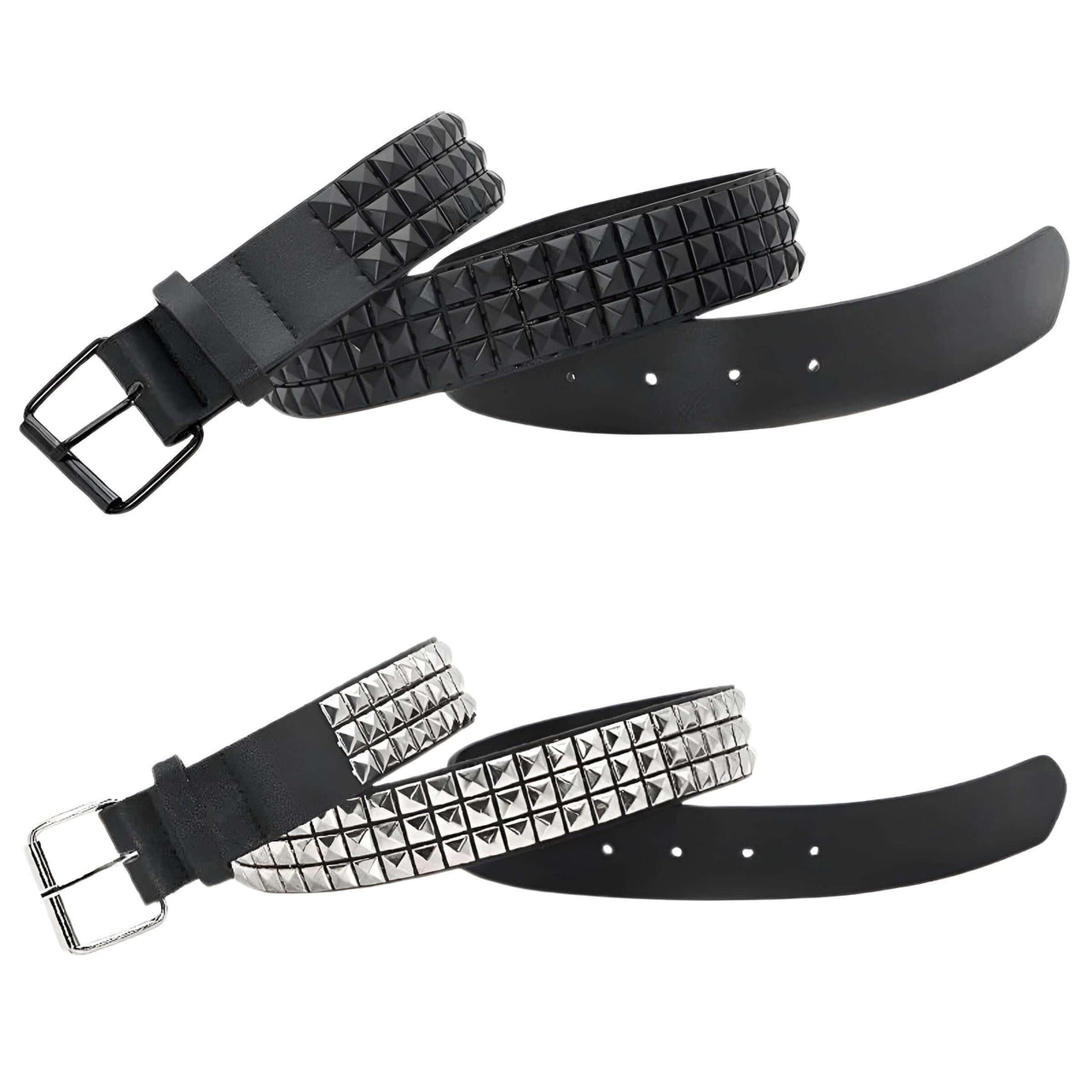 Men's Studded Belt -, Belt , Drestiny , Australia, Belts, Black, Canada, Gender_Men, New Zealand, Silver, United Kingdom, United States , Drestiny , www.shopdrestiny.com