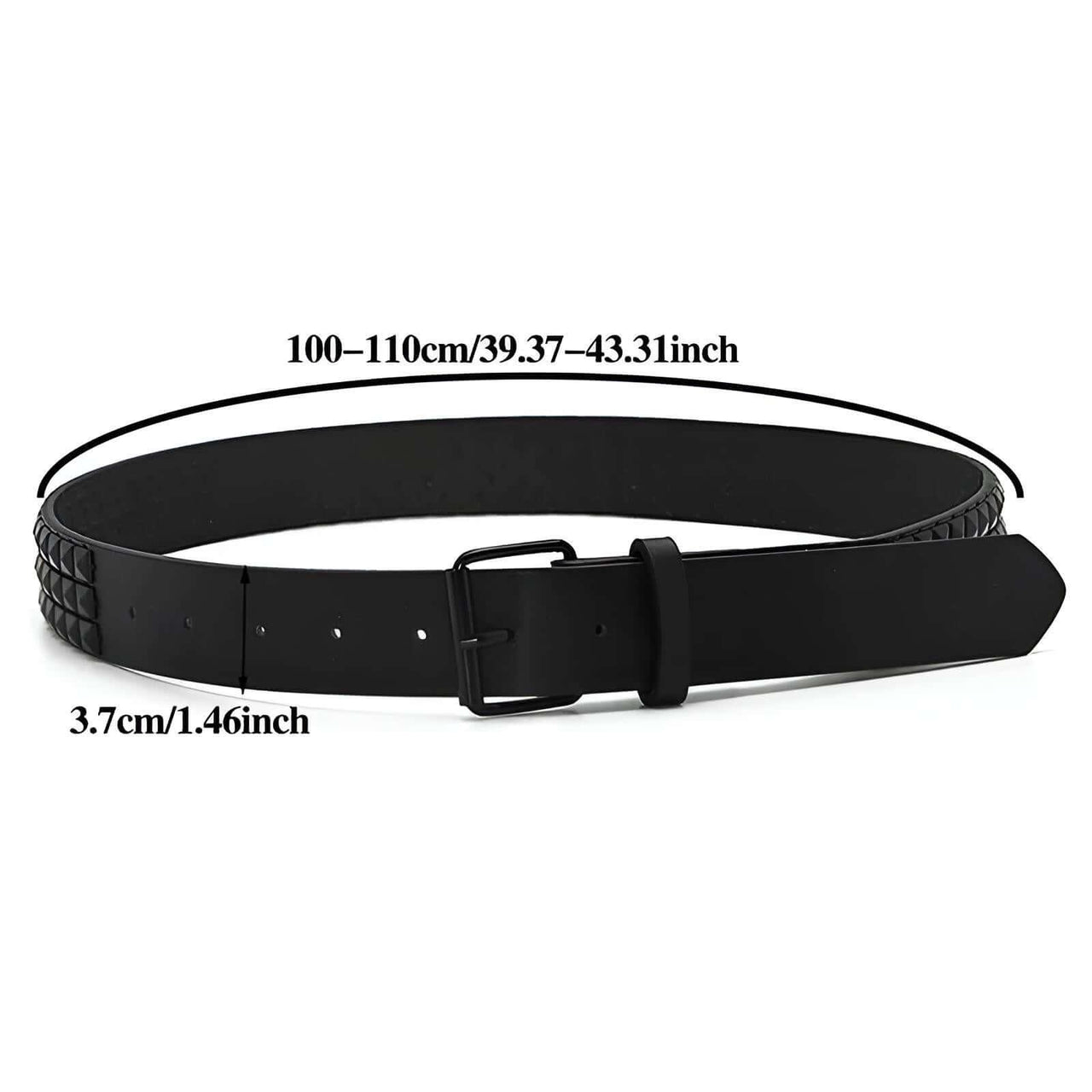 Men's Studded Belt -, Belt , Drestiny , Australia, Belts, Black, Canada, Gender_Men, New Zealand, Silver, United Kingdom, United States , Drestiny , www.shopdrestiny.com