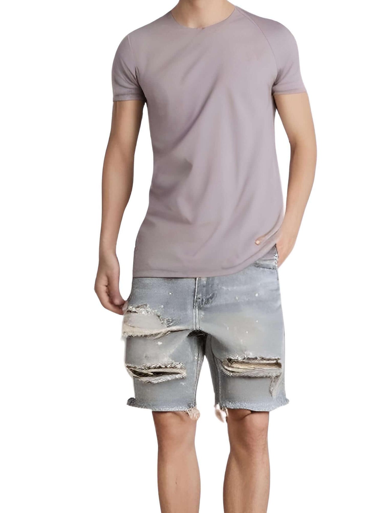 Men's Summer Distressed Denim Shorts - Stylish Button Fly Multi-Pocket Design -, Shorts , Drestiny , Australia, Black, Blue, Canada, L, M, New Zealand, Shorts, United Kingdom, United States, XL, XXL, XXXL , Drestiny , www.shopdrestiny.com