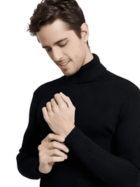 Thumbnail for Men's Thick Casual Turtleneck -, Turtleneck , Drestiny , Australia, Beige, Black, Canada, Dark Blue, Dark Red, FR, Grey, Khaki, L, M, Navy, New Zealand, Turtlenecks, United Kingdom, United States, XL, XXL, XXXL , Drestiny , www.shopdrestiny.com