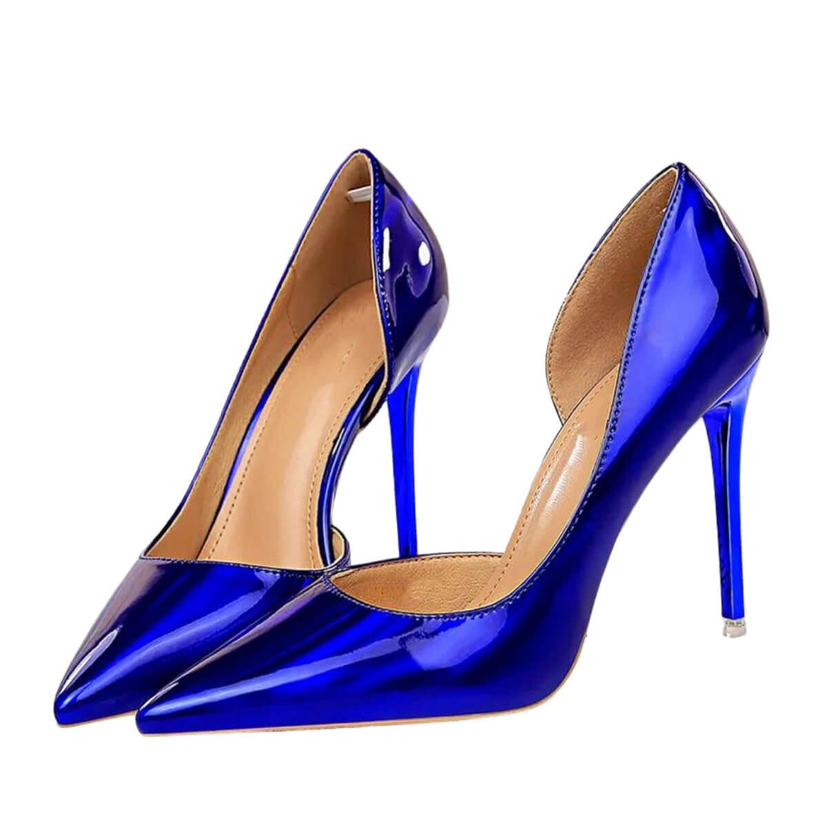 Metallic High Heel Pumps For Women -, Pumps , Drestiny , 10, 10.5, 6.5, 7.5, 8.5, 9, 9.5, Australia, Black, Blue, Bronze, Champagne, FR, Gold, Green, Heels, High Heels, Pumps, Red, Silver, Stilettos, United Kingdom, United States , Drestiny , www.shopdrestiny.com