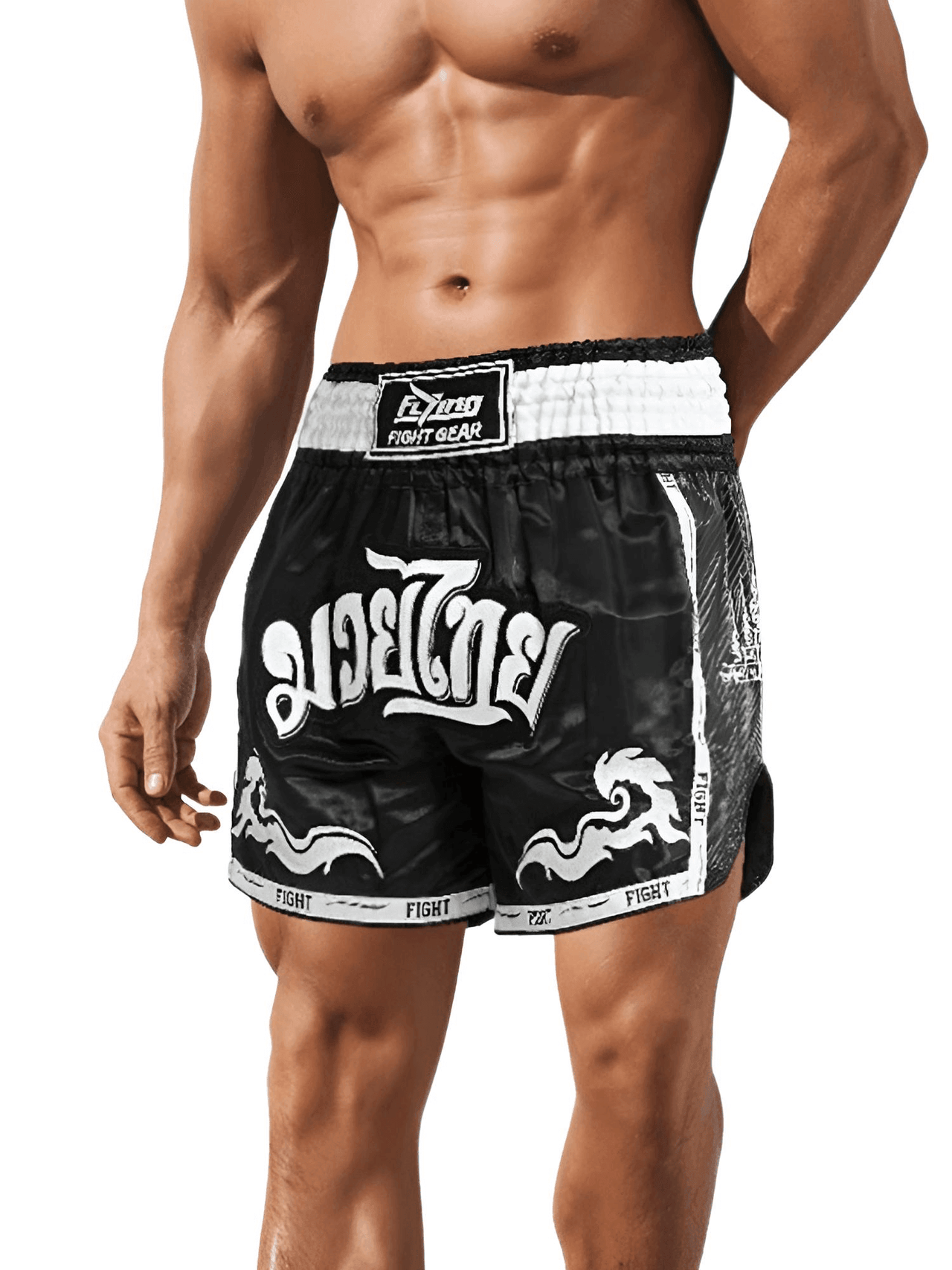 Muay Thai Boxing Shorts - MMA Shorts -, Shorts , Drestiny , Australia, Black, Blue, Canada, FR, L, M, New Zealand, Pink, Shorts, United Kingdom, United States, White, XL, XXL , Drestiny , www.shopdrestiny.com