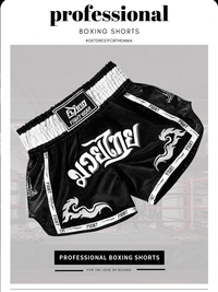 Thumbnail for Muay Thai Boxing Shorts - MMA Shorts -, Shorts , Drestiny , Australia, Black, Blue, Canada, FR, L, M, New Zealand, Pink, Shorts, United Kingdom, United States, White, XL, XXL , Drestiny , www.shopdrestiny.com