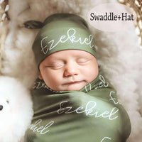 Thumbnail for Personalized Swaddle Set -, Sets , Drestiny , Australia, Blankets, Canada, FR, Hats, Headbands, New Zealand, Sets, United Kingdom, United States , Drestiny , www.shopdrestiny.com