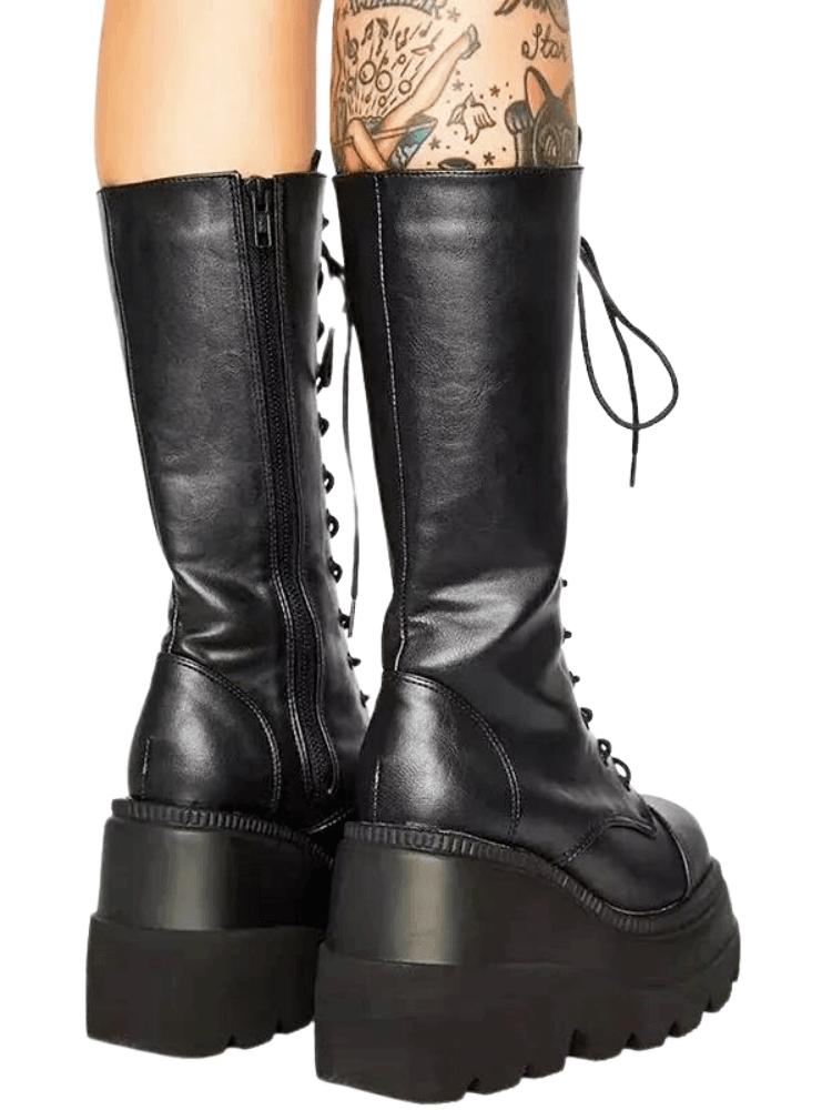 Platform Boots For Winter -, Boots , Drestiny , 10, 11, 4.5, 5, 6, 7, 7.5, 8, 9, Australia, Black, Boots, New Zealand, United Kingdom, United States , Drestiny , www.shopdrestiny.com