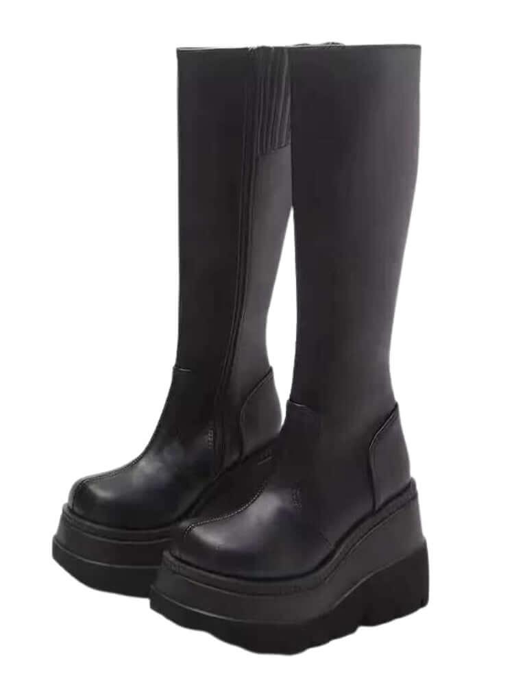 Platform Boots For Winter -, Boots , Drestiny , 10, 11, 4.5, 5, 6, 7, 7.5, 8, 9, Australia, Black, Boots, New Zealand, United Kingdom, United States , Drestiny , www.shopdrestiny.com