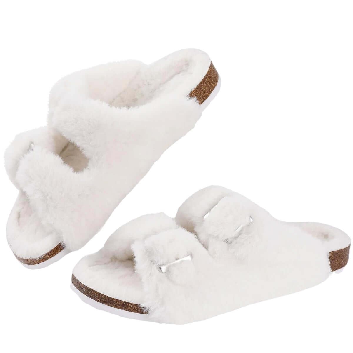 Plush Slippers For Women -, Slippers , Drestiny , Australia, Black, Brown, Canada, Khaki, New Zealand, Pink, Sandals, Slides, Slippers, United Kingdom, United States, White , Drestiny , www.shopdrestiny.com