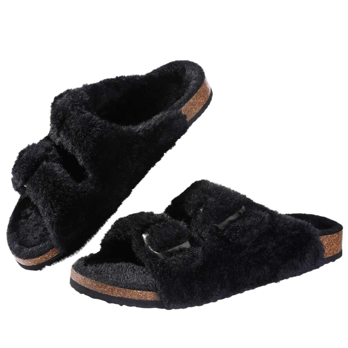 Plush Slippers For Women -, Slippers , Drestiny , Australia, Black, Brown, Canada, Khaki, New Zealand, Pink, Sandals, Slides, Slippers, United Kingdom, United States, White , Drestiny , www.shopdrestiny.com