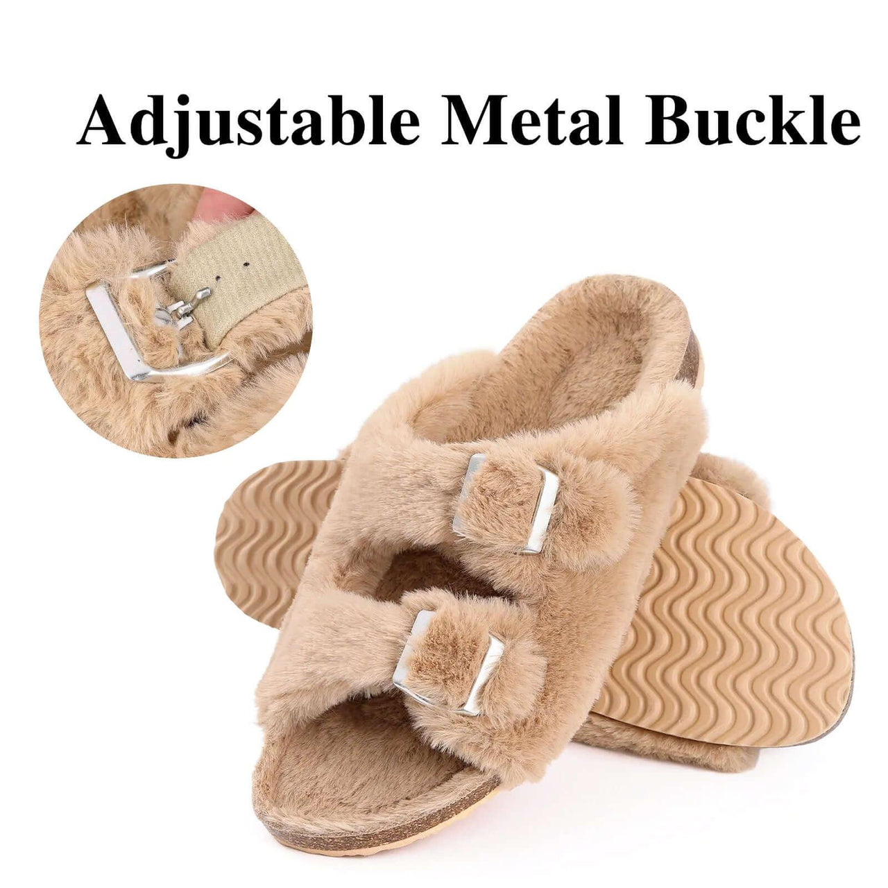 Plush Slippers For Women -, Slippers , Drestiny , Australia, Black, Brown, Canada, Khaki, New Zealand, Pink, Sandals, Slides, Slippers, United Kingdom, United States, White , Drestiny , www.shopdrestiny.com