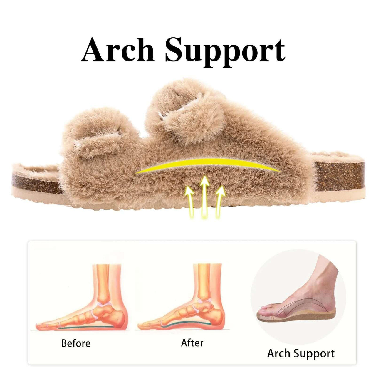 Plush Slippers For Women -, Slippers , Drestiny , Australia, Black, Brown, Canada, Khaki, New Zealand, Pink, Sandals, Slides, Slippers, United Kingdom, United States, White , Drestiny , www.shopdrestiny.com