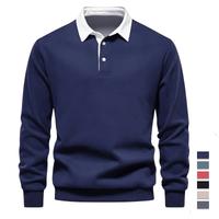 Thumbnail for Polo Sweatshirts For Men -, Polo Shirts , Drestiny , Australia, Black, Dark Blue, Dark Grey, Green, Grey, Khaki, L, M, Navy, New Zealand, Polos, Pullovers, Red, S, Sweaters, Sweatshirts, United Kingdom, United States, XL, XXL , Drestiny , www.shopdrestiny.com