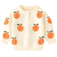 Thumbnail for Pumpkin Cardigan For Baby & Kids -, Cardigan , Drestiny , Australia, Beige, Boys, Cardigans, Girls, Green, Orange, Sweaters, TD, United Kingdom, United States , Drestiny , www.shopdrestiny.com