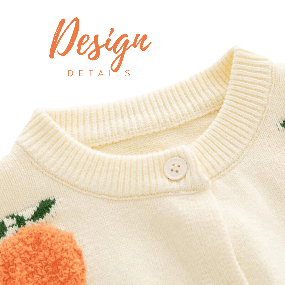 Pumpkin Cardigan For Baby & Kids -, Cardigan , Drestiny , Australia, Beige, Boys, Cardigans, Girls, Green, Orange, Sweaters, TD, United Kingdom, United States , Drestiny , www.shopdrestiny.com