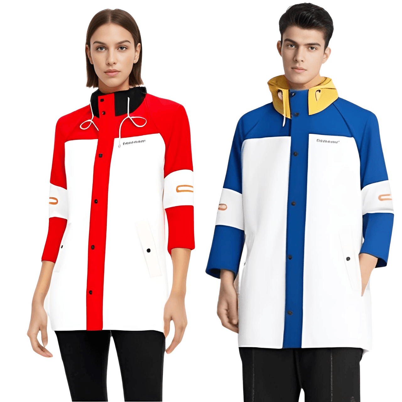 Rainfreem Long Hooded Raincoat For Adults -, Raincoat , Drestiny , Australia, Black, Blue, Canada, Coats, FR, Grey, L, M, New Zealand, Pink, Raincoats, Red, S, United Kingdom, United States, White, XL, XXL, XXXL, Yellow , Drestiny , www.shopdrestiny.com